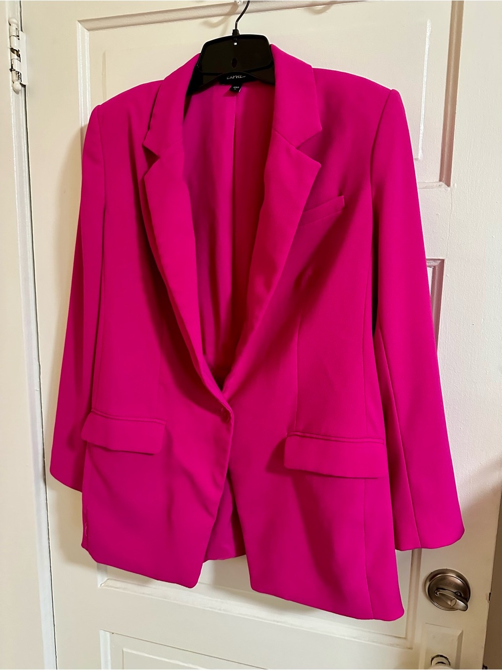 Express Women's Hot Pink Tailored Blazer
